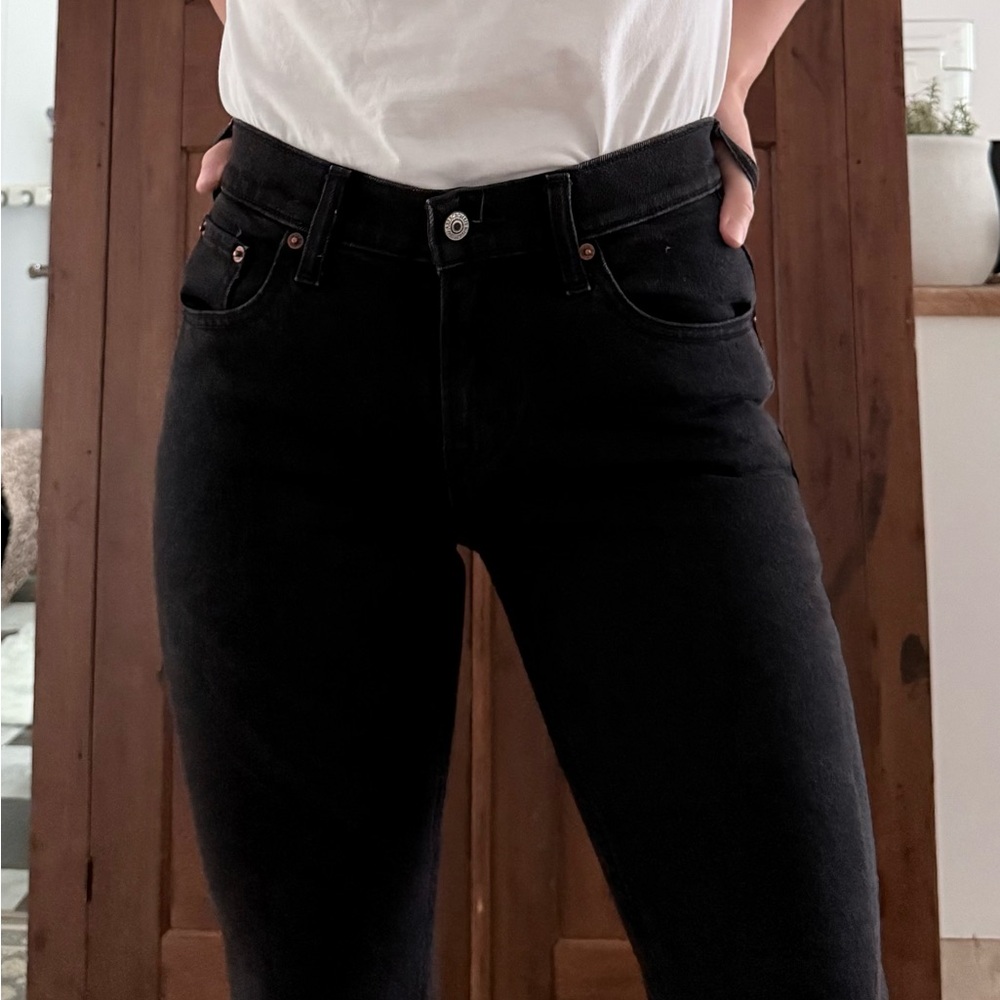 Abercrombie & Fitch Black Boot Cut Jeans